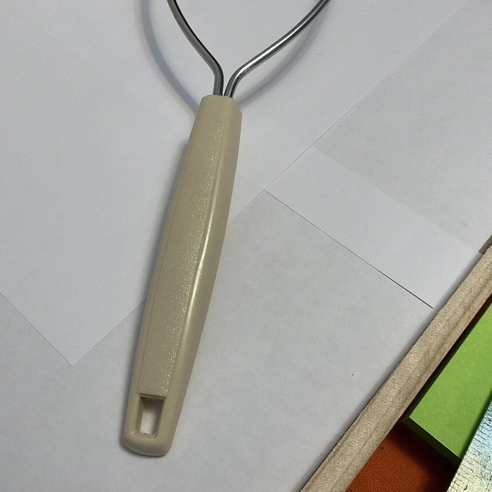 Vintage Stainless Potato Masher Onion Handle Good condition